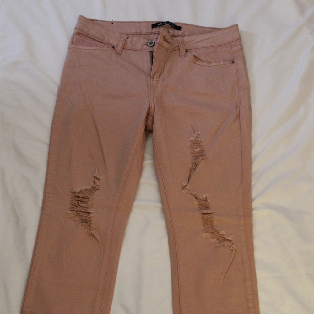 Pink jeans